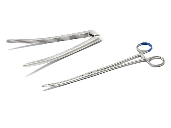 Crafoord-arterieklemme, buet, 24,0 cm Crafoord-arterieklemme, buet, 24,0 cm