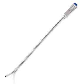 Sims uterussonde, gebogen, buigbaar, ø 4 mm tip, 33 cm Sims uterussonde, gebogen, buigbaar, ø 4 mm tip, 33 cm