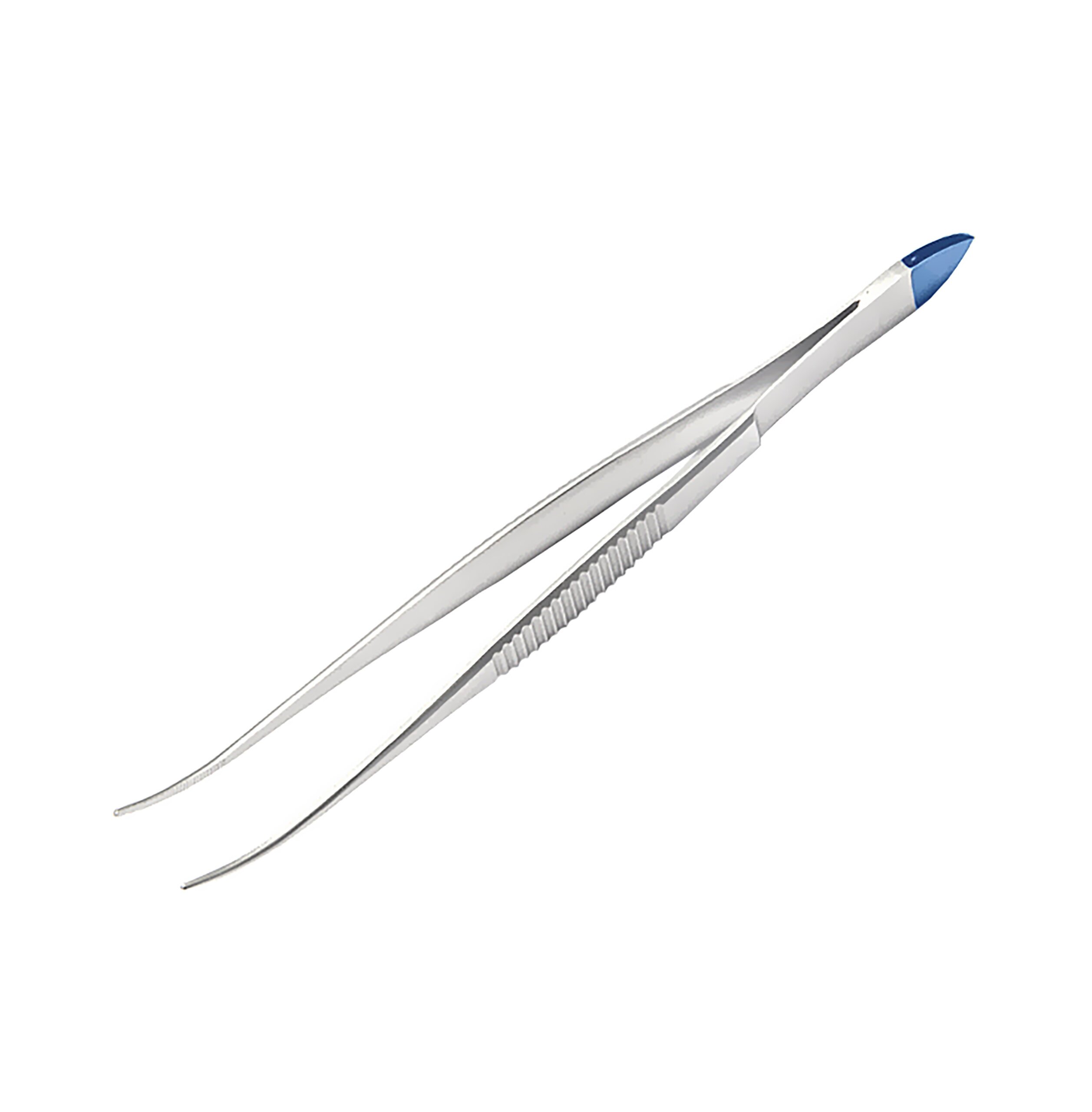 Pinça anatómica para íris, curva, 10,0 cm Pinça anatómica para íris, curva, 10,0 cm